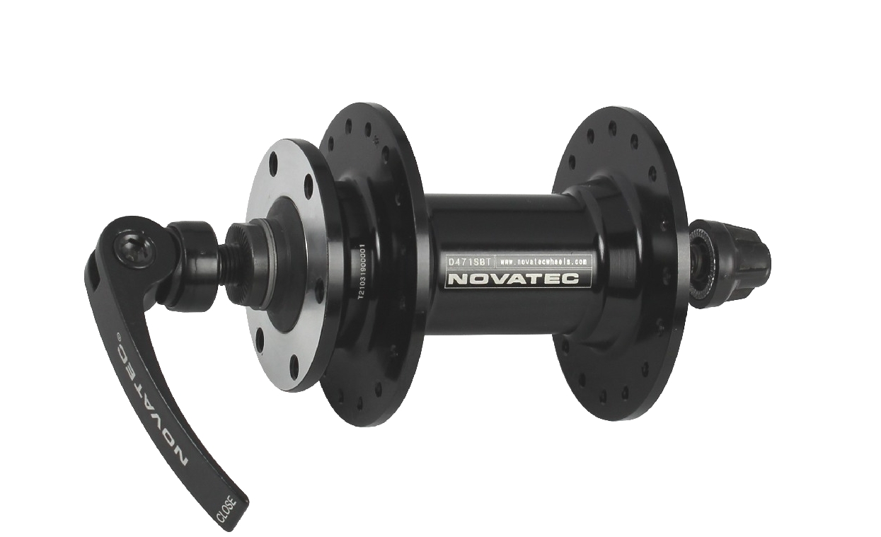 Mozzo anteriore a disco Novatec D471SBT-NBR, nero, 32 fori