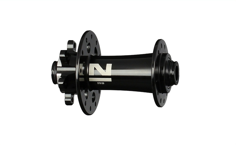 Mozzo ruota anteriore Novatec D791SB-12, nero, 28 fori