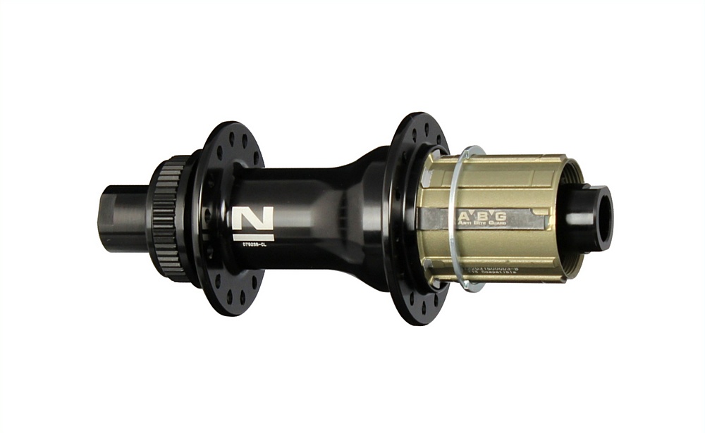 Mozzo posteriore Novatec D792SB-CL-X12-A4A-ABG-11S, centerlock, nero, 28 fori