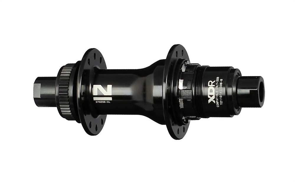 Mozzo posteriore a disco Novatec D792SB-CL-X12-A6A-XDR, centerlock, nero, 28 fori