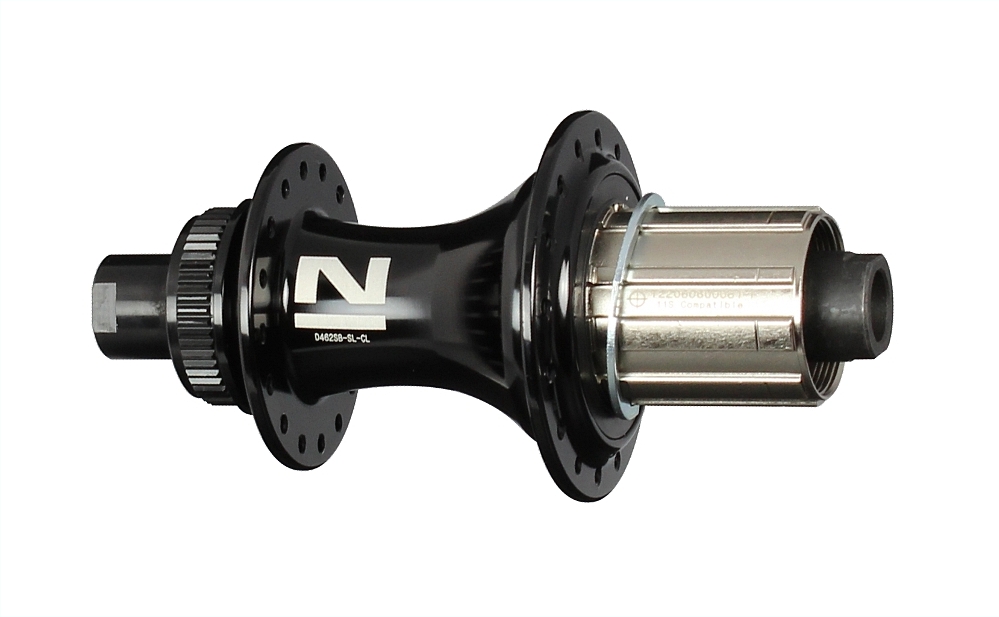 Mozzo posteriore a disco Novatec D462SB-SL-CL-X12-S3S-11S, centerlock, nero, 32 fori
