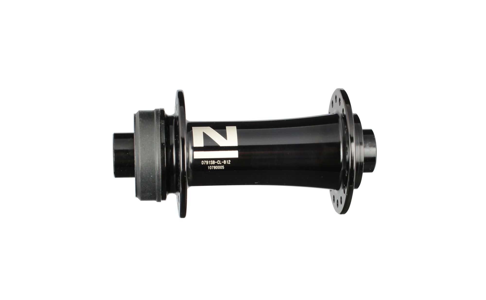 Mozzo anteriore per disco Novatec D791SB-CL-B12, centerlock, nero, 32 fori