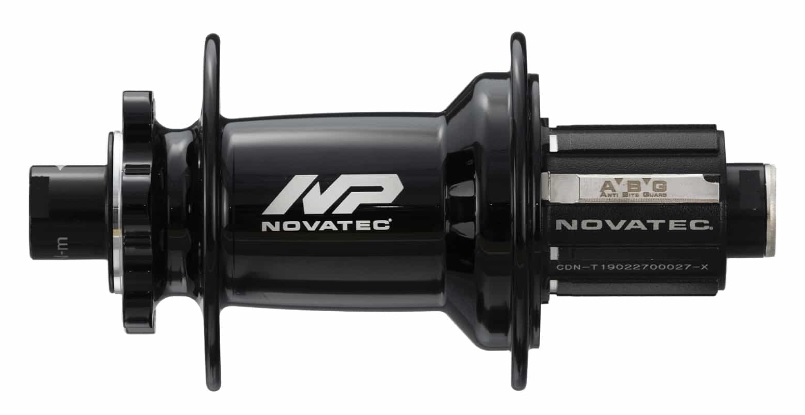Mozzo ruota posteriore Novatec Premium XD602SB/A-B12-ABG, nero, 32 fori