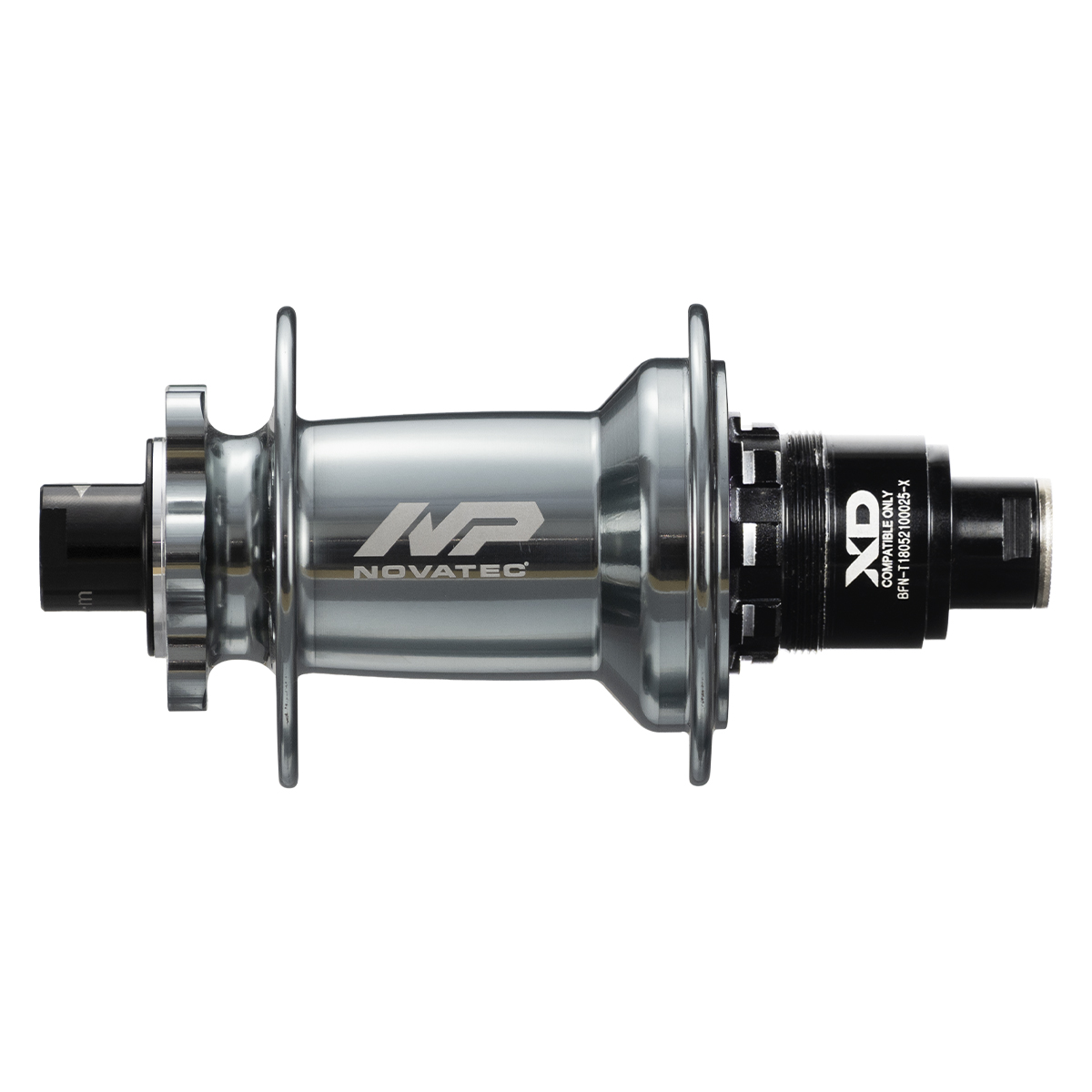 Mozzo posteriore Novatec Premium XD602SB/A-B12-XD, grigio, 32 buchi