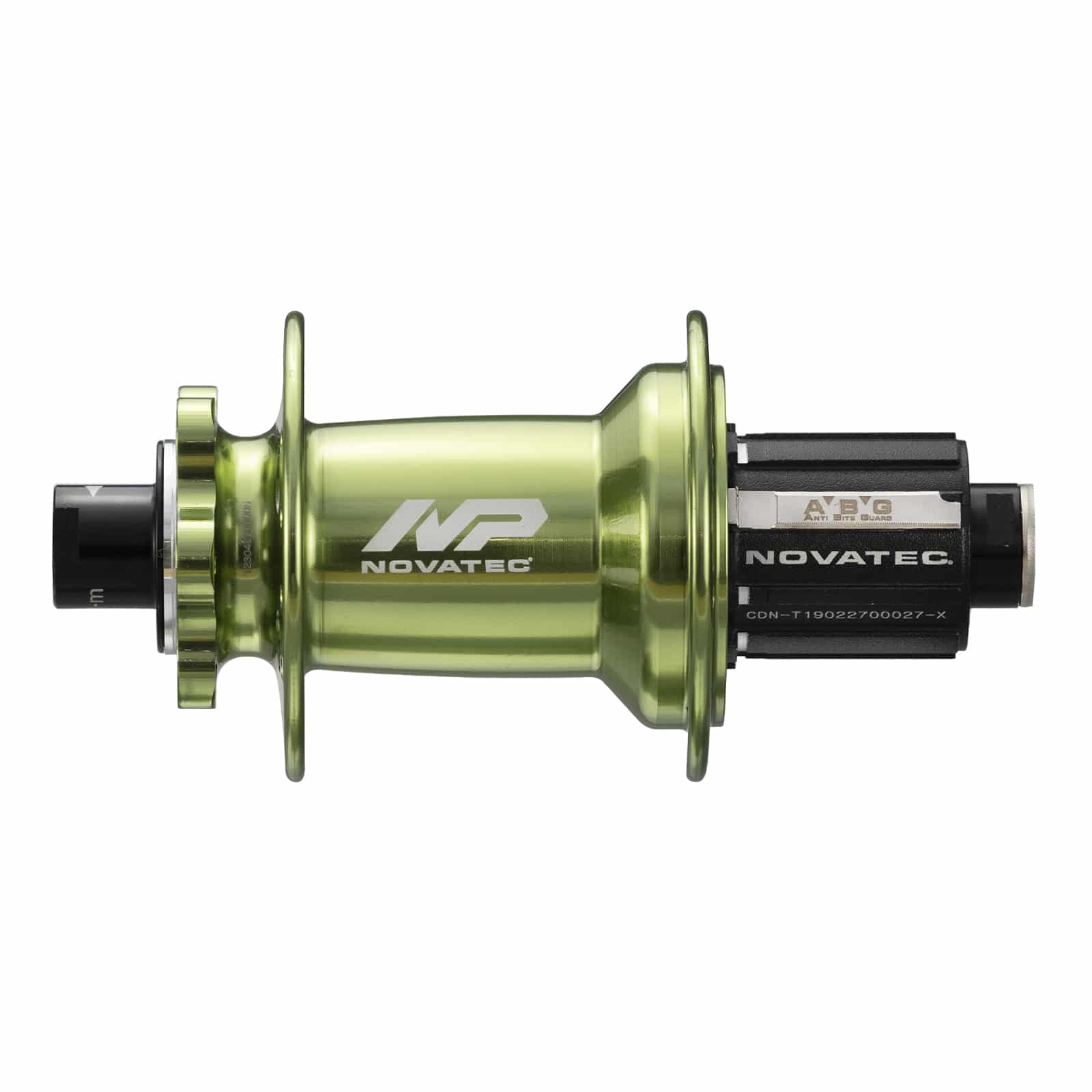 Mozzo posteriore Novatec Premium XD602SB/A-B12-ABG, verde, 32 fori