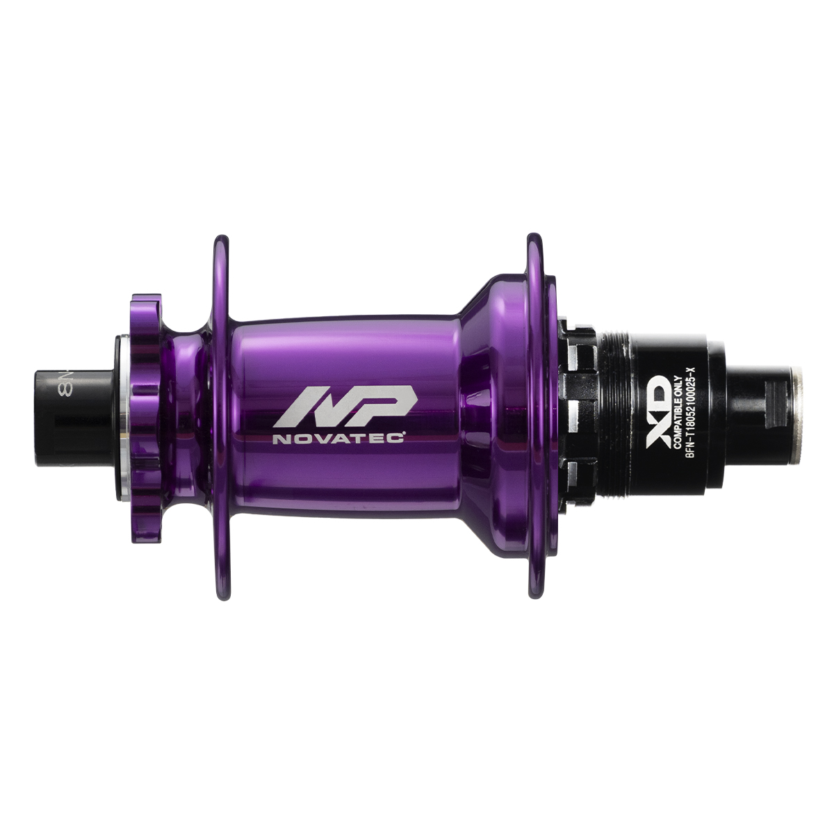 Mozzo posteriore Novatec Premium XD602SB/A-B12-XD, viola, 32 fori