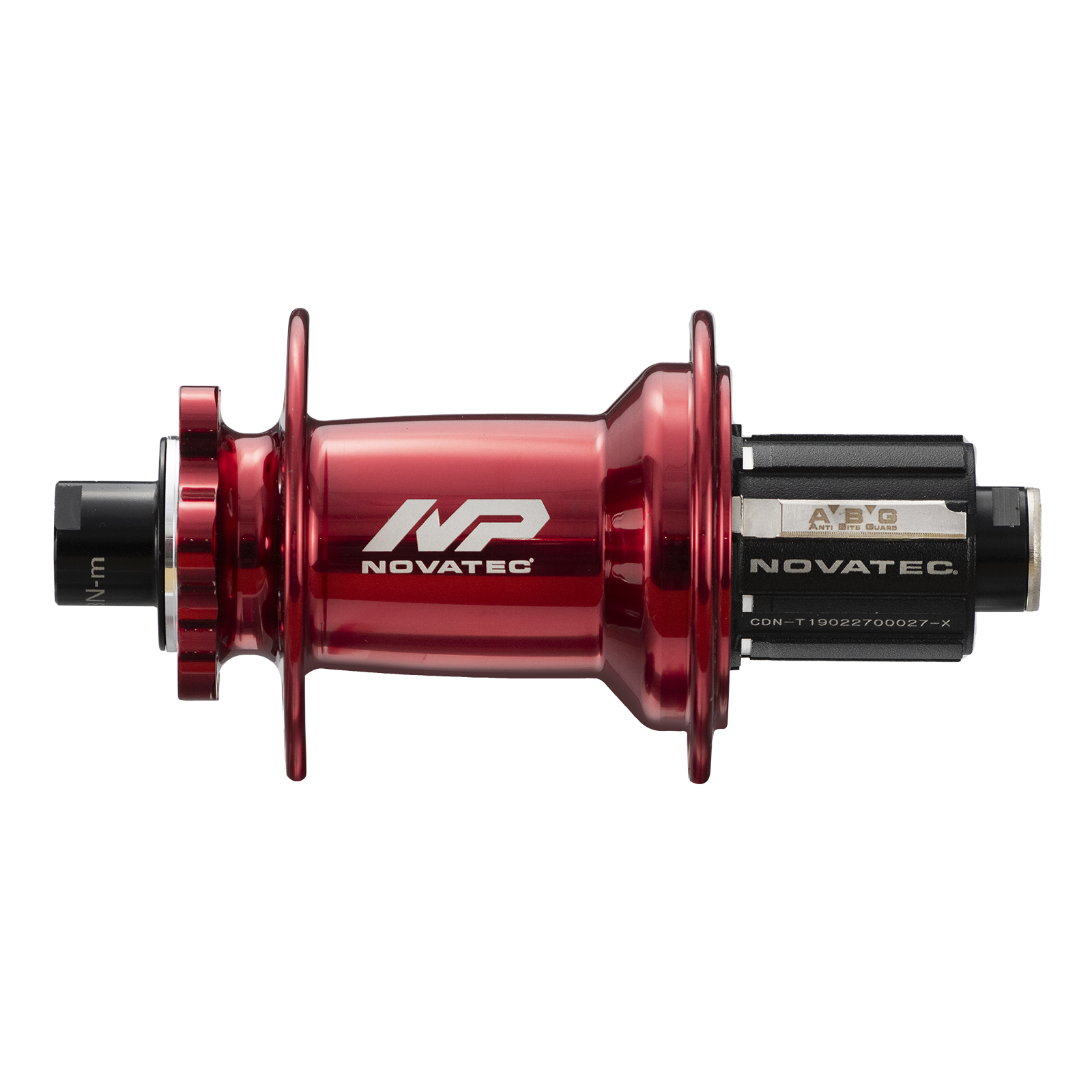 Mozzo ruota posteriore Novatec Premium XD602SB/A-B12-ABG, rosso, 32 fori