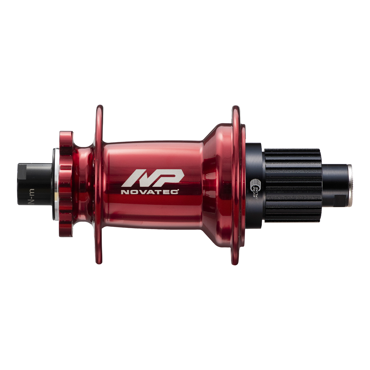 Mozzo posteriore a disco Novatec Premium XD602SB/A-B12-MS, rosso, 32 fori