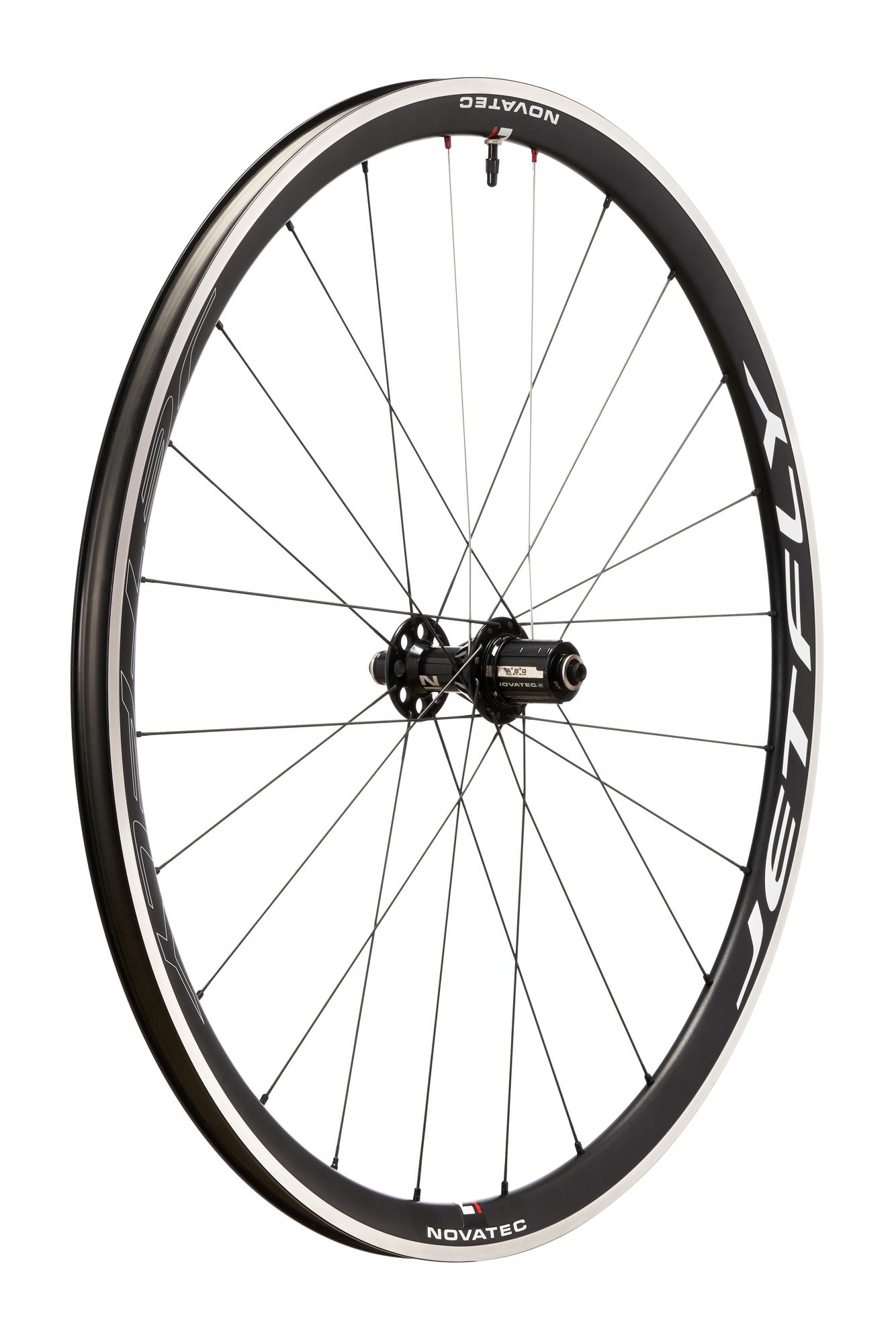 Ruote stradali in lega Novatec JETFLY, tubeless ready, 9×100/10x135x145mm, Shimano HG