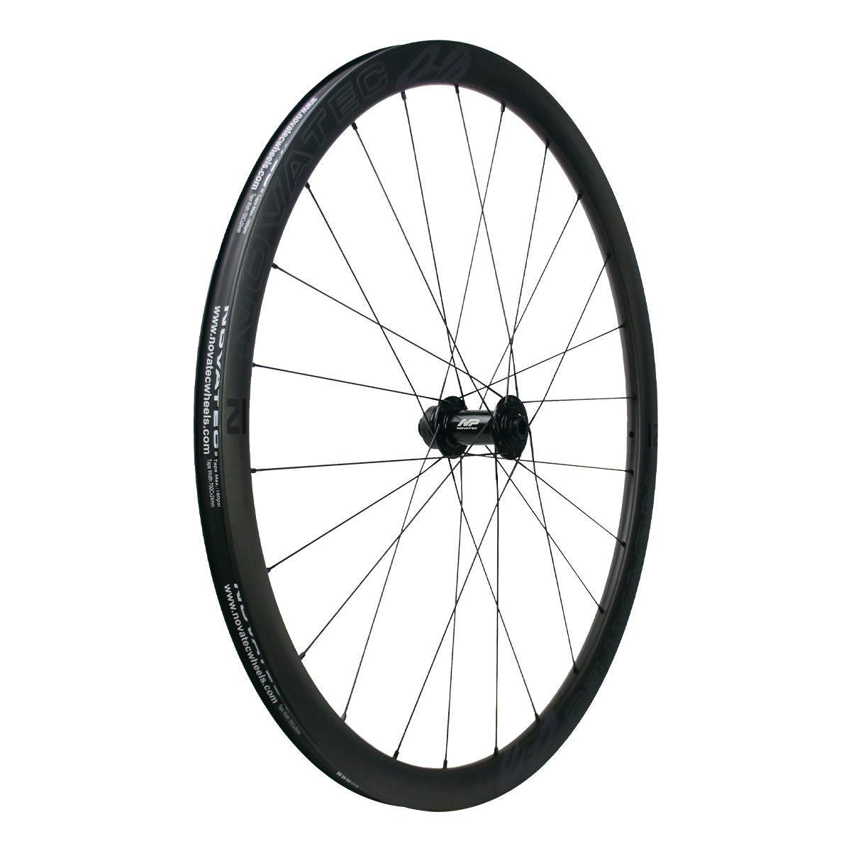 Ruote da strada in carbonio Novatec R3 PRO-Team-CL, tubeless ready, 12×100/12x142mm, Shimano HG