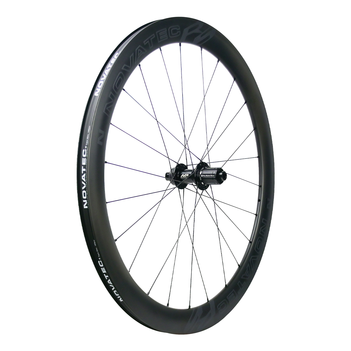 Ruote da strada a disco in carbonio Novatec R5 PRO-Team-CL, tubeless ready, 12×100/12x142mm, Shimano HG