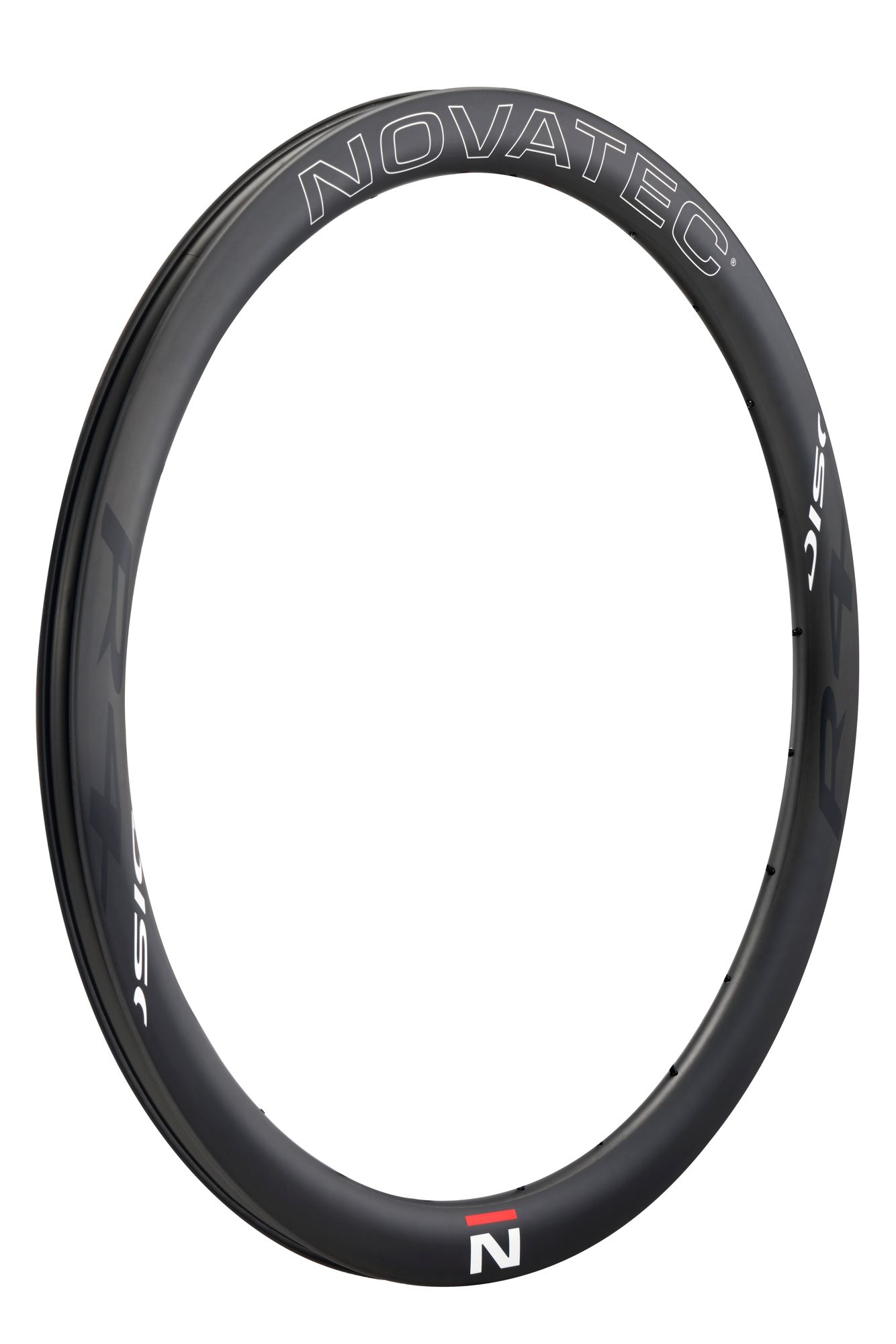 Cerchio, carbonio, 700C, 24H L12R12, R4-OE-Disc posteriore, 45×21, Logo N20, 30% Nero Opaco