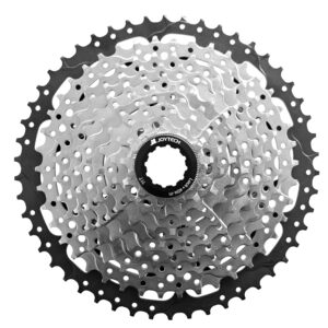 Cassetta MTB 10S AL6061 Spider TiGray, 11T-50T, logo Joytech