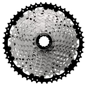 Cassetta MTB 10S AL6061 Double Spider TiGray, 11T-50T, logo Joytech