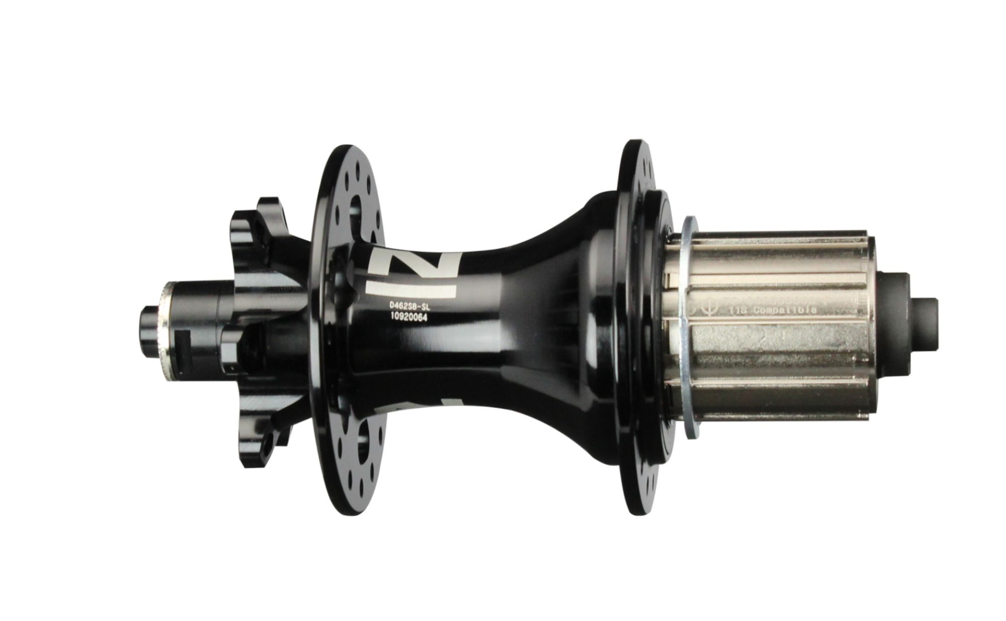 Mozzo posteriore Novatec D462SB-SL-QR-S3S-11S, nero, 32 fori