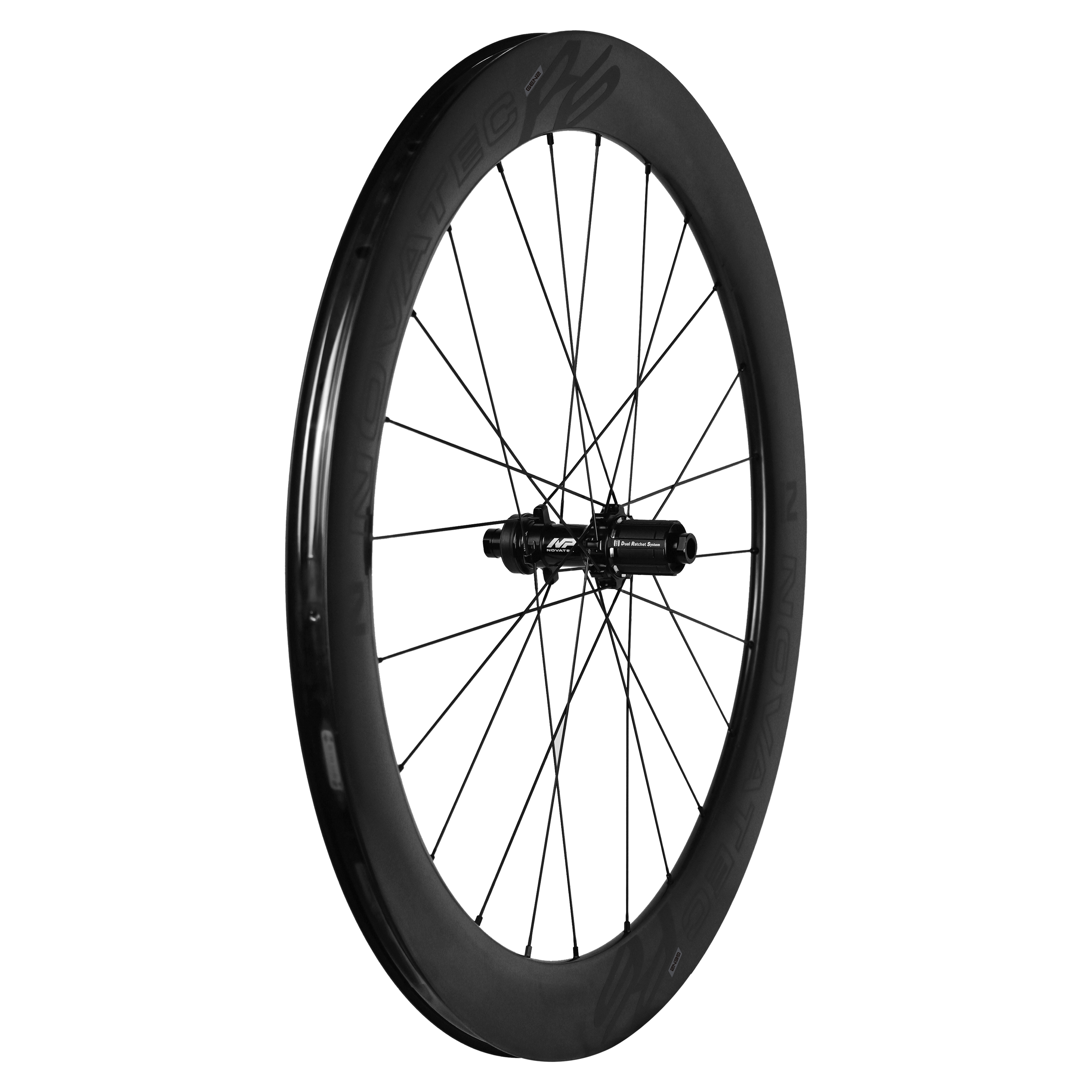 Ruote da strada a disco in carbonio Novatec R6 Pro+ CL, tubeless ready, 12×100/12x142mm, Shimano 11S
