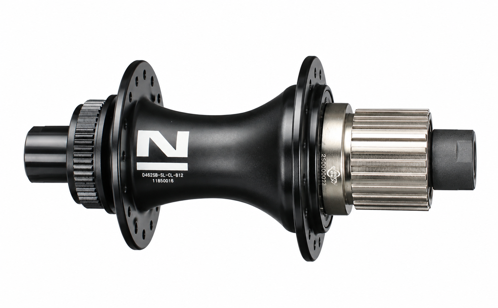 Mozzo posteriore a disco Novatec D462SB-SL-CL-B12-S3S-MS, centerlock, nero, 32 fori