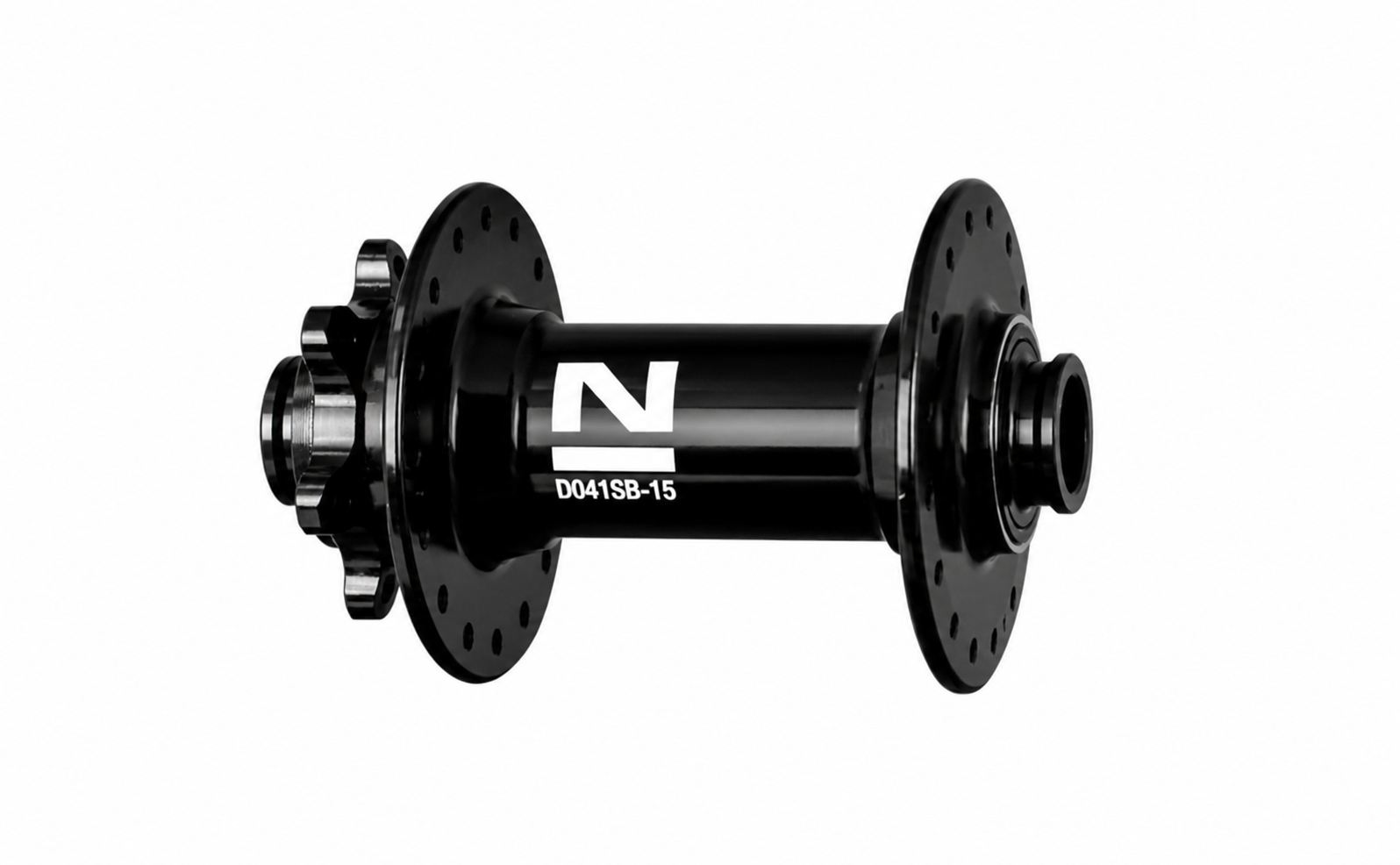 Mozzo disco anteriore Novatec D041SB-15, nero, 32 fori