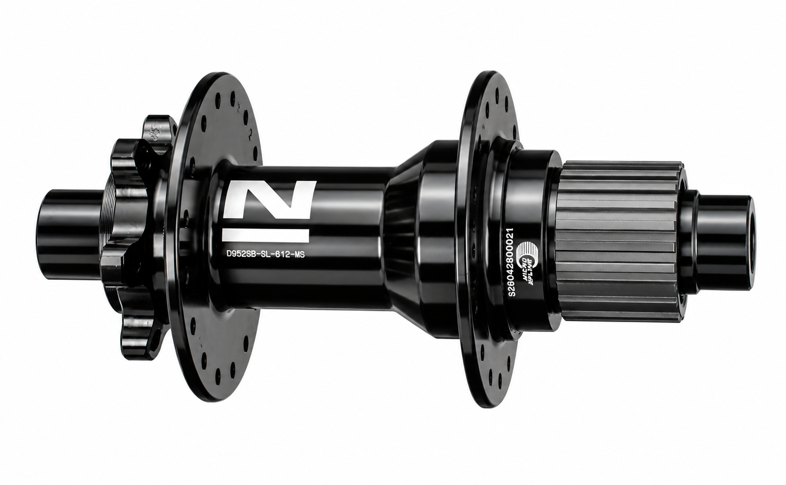 HBR D952SB-SL-B12-MS, a.blk, 32/14, con logo N14-OE, 12×148, D:45,9 R=L, 7xNBK, senza TA,